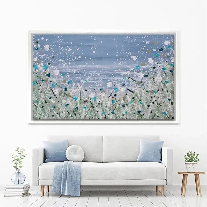 Wild Winter Sea Canvas Print Wild Winter Sea Canvas Print wall art product Charlotte Anna Reed