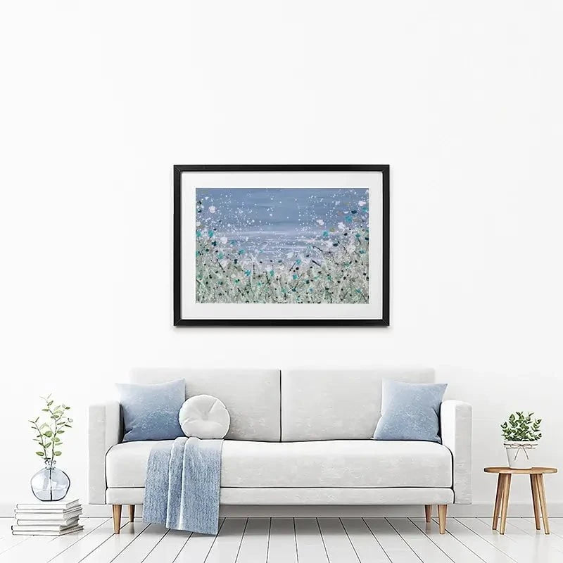 Wild Winter Sea Framed Art Print Wild Winter Sea Framed Art Print wall art product Charlotte Anna Reed