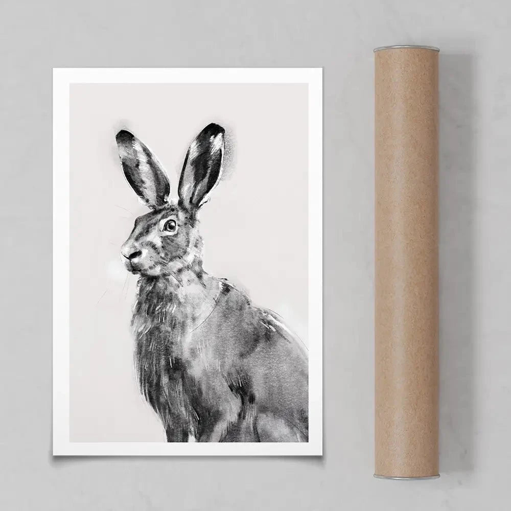 Wildest Hare Art Print Wildest Hare Art Print wall art product Emma Caroline