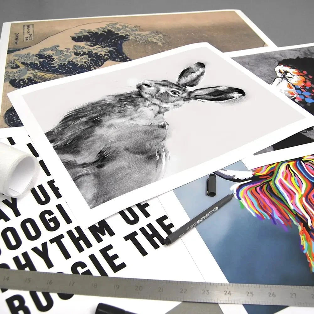 Wildest Hare Art Print Wildest Hare Art Print wall art product Emma Caroline