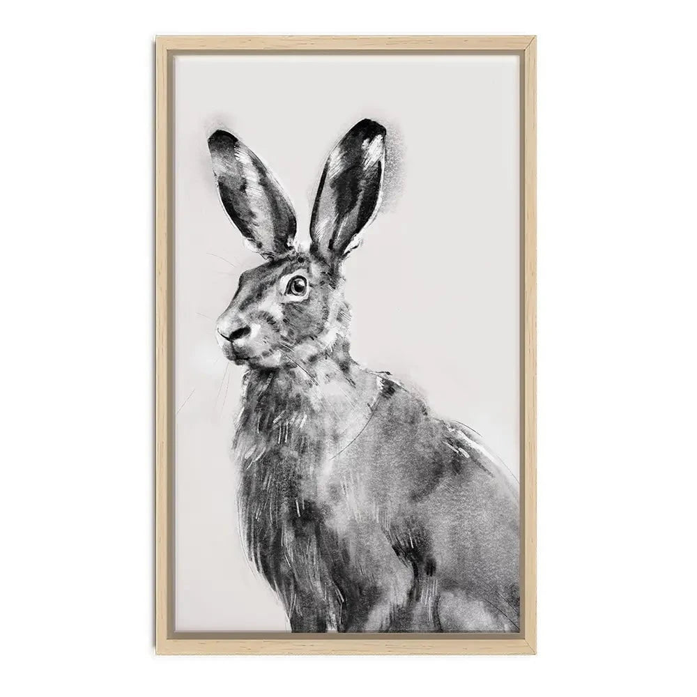 Wildest Hare Canvas Print Wildest Hare Canvas Print wall art product Emma Caroline
