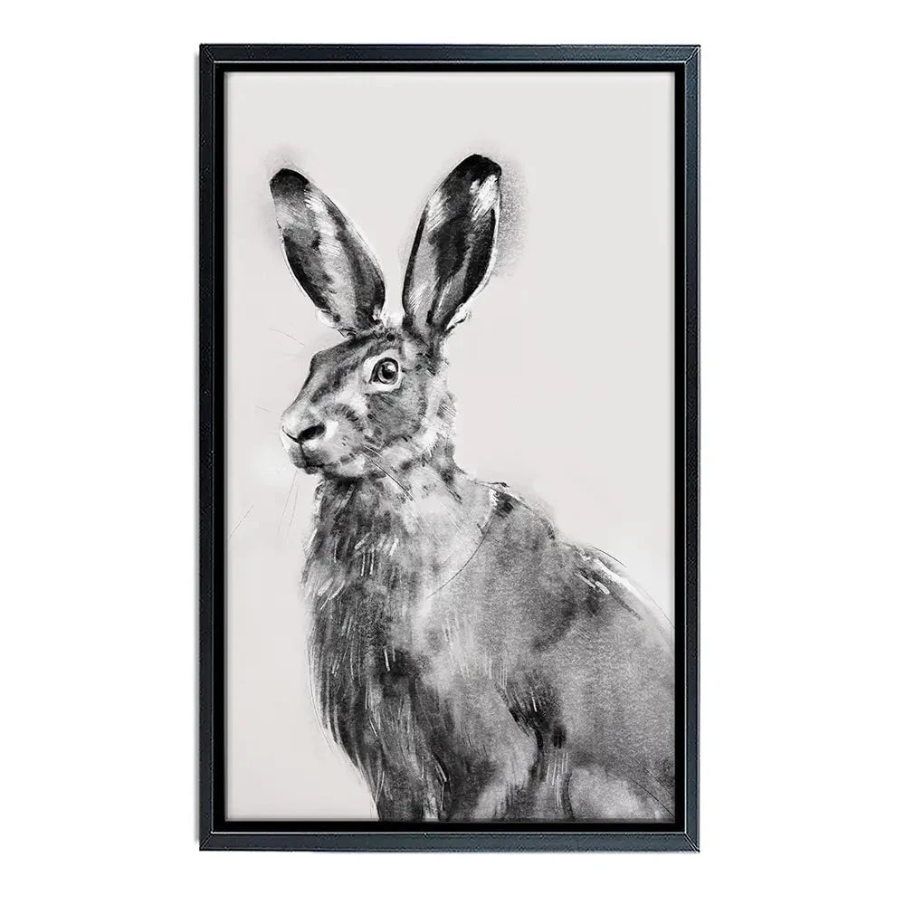 Wildest Hare Canvas Print Wildest Hare Canvas Print wall art product Emma Caroline