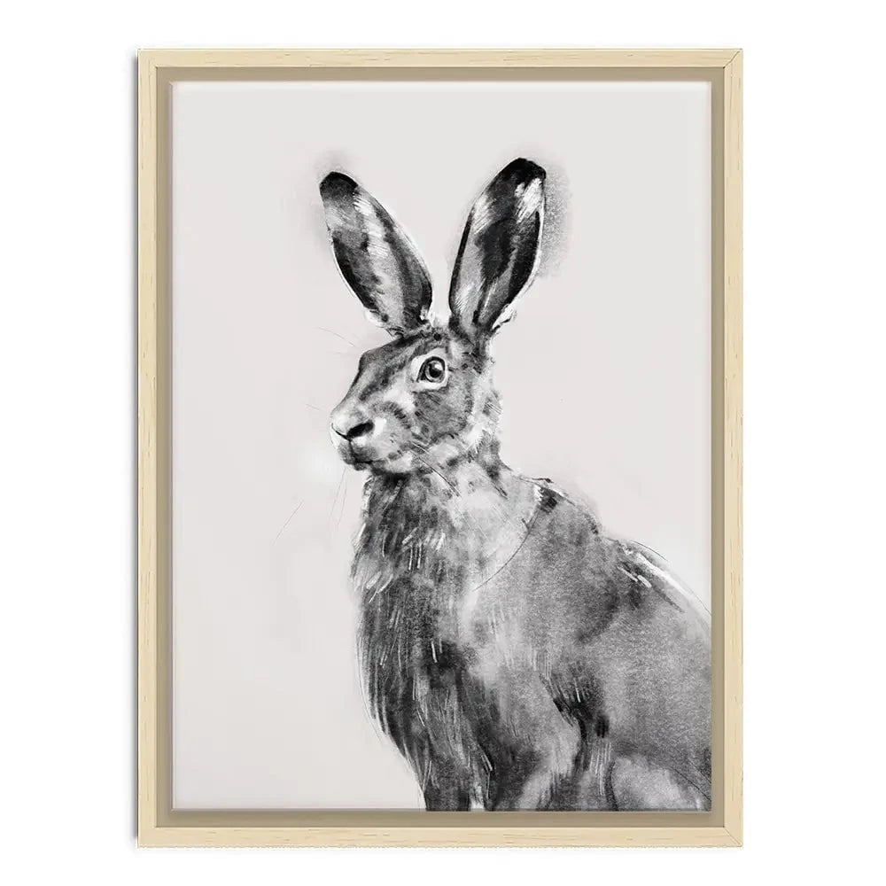Wildest Hare Canvas Print Wildest Hare Canvas Print wall art product Emma Caroline