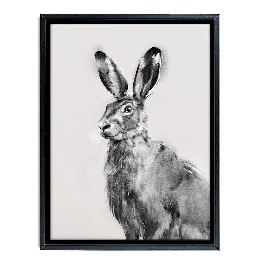 Wildest Hare Canvas Print Wildest Hare Canvas Print wall art product Emma Caroline