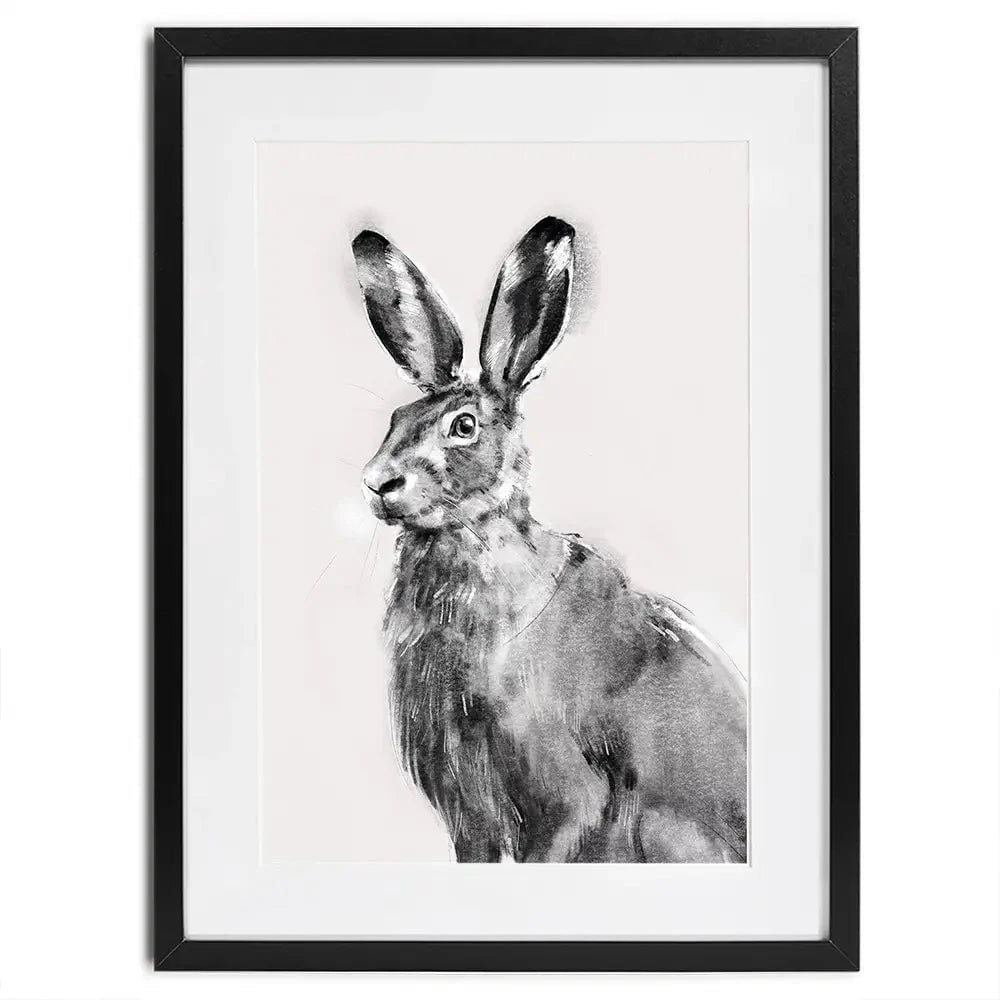 Wildest Hare Framed Art Print Wildest Hare Framed Art Print wall art product Emma Caroline