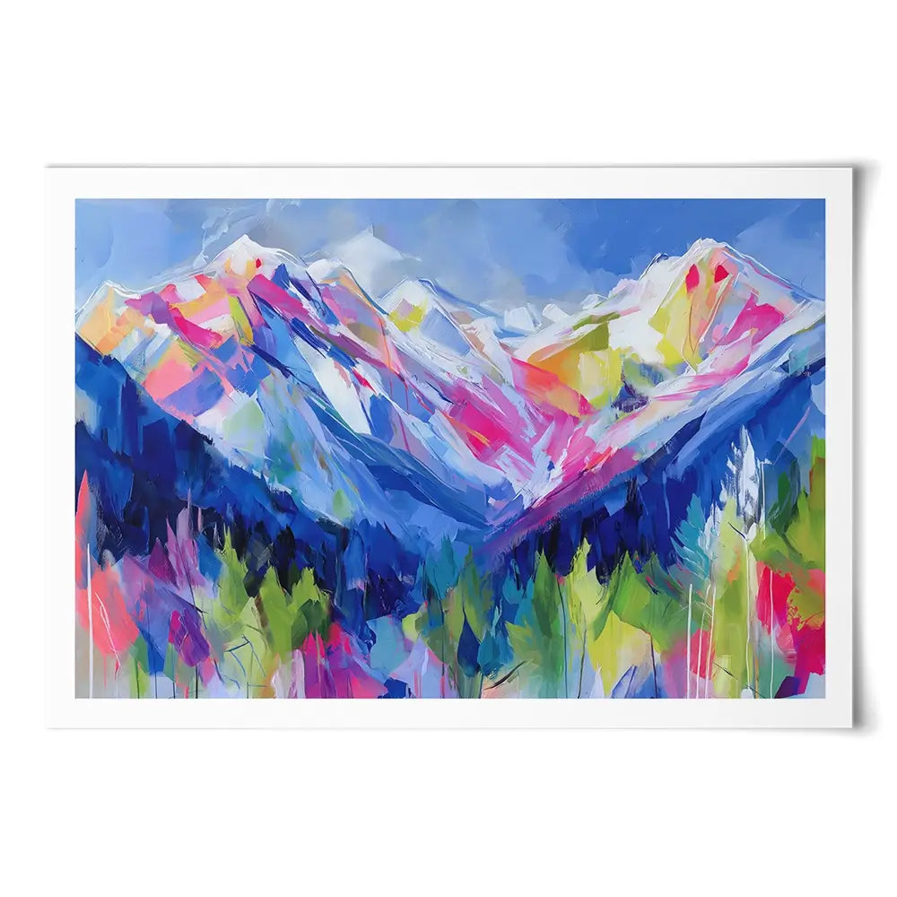 Wildfire Slopes Art Print Wildfire Slopes Art Print wall art product Chromatic Storm Studio