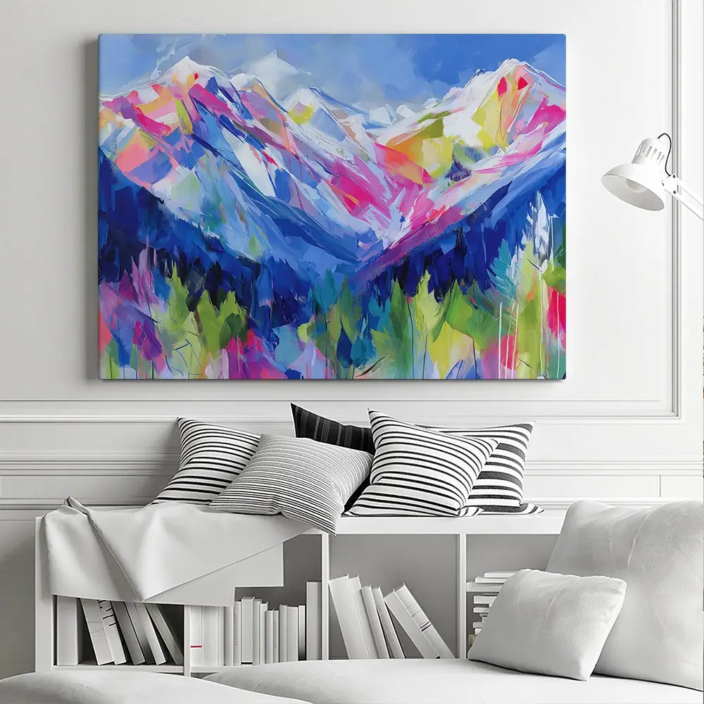 Wildfire Slopes Canvas Print Wildfire Slopes Canvas Print wall art product Chromatic Storm Studio