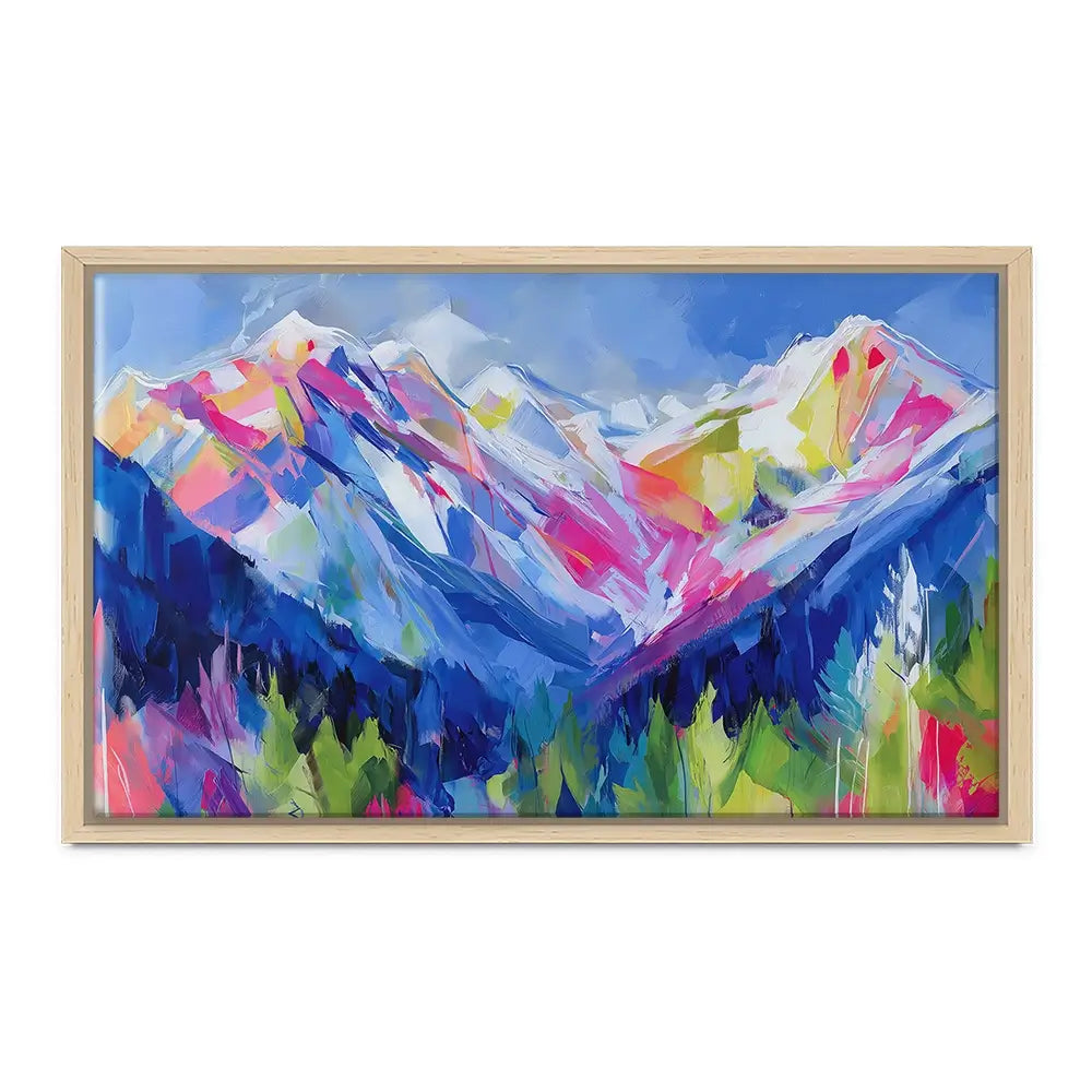 Wildfire Slopes Canvas Print Wildfire Slopes Canvas Print wall art product Chromatic Storm Studio