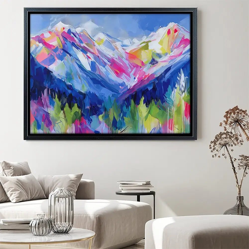Wildfire Slopes Canvas Print Wildfire Slopes Canvas Print wall art product Chromatic Storm Studio