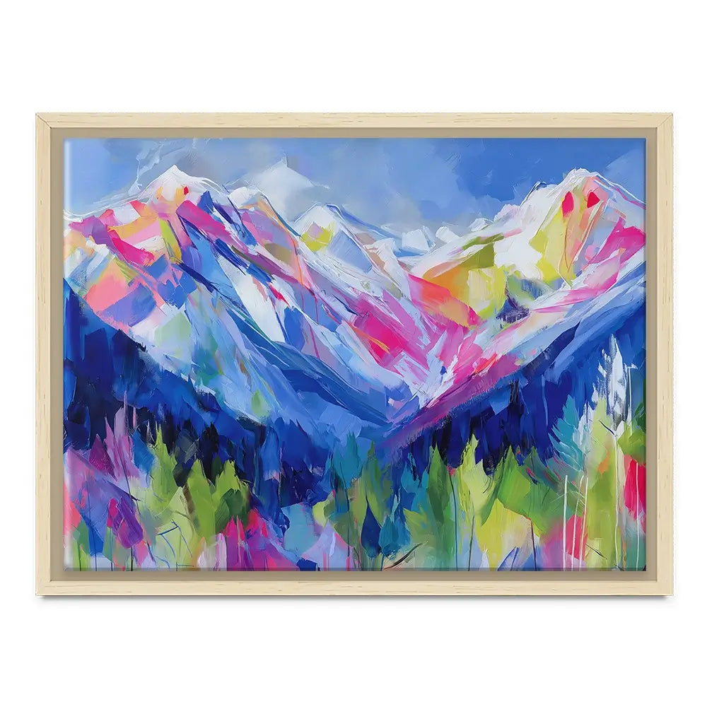 Wildfire Slopes Canvas Print Wildfire Slopes Canvas Print wall art product Chromatic Storm Studio