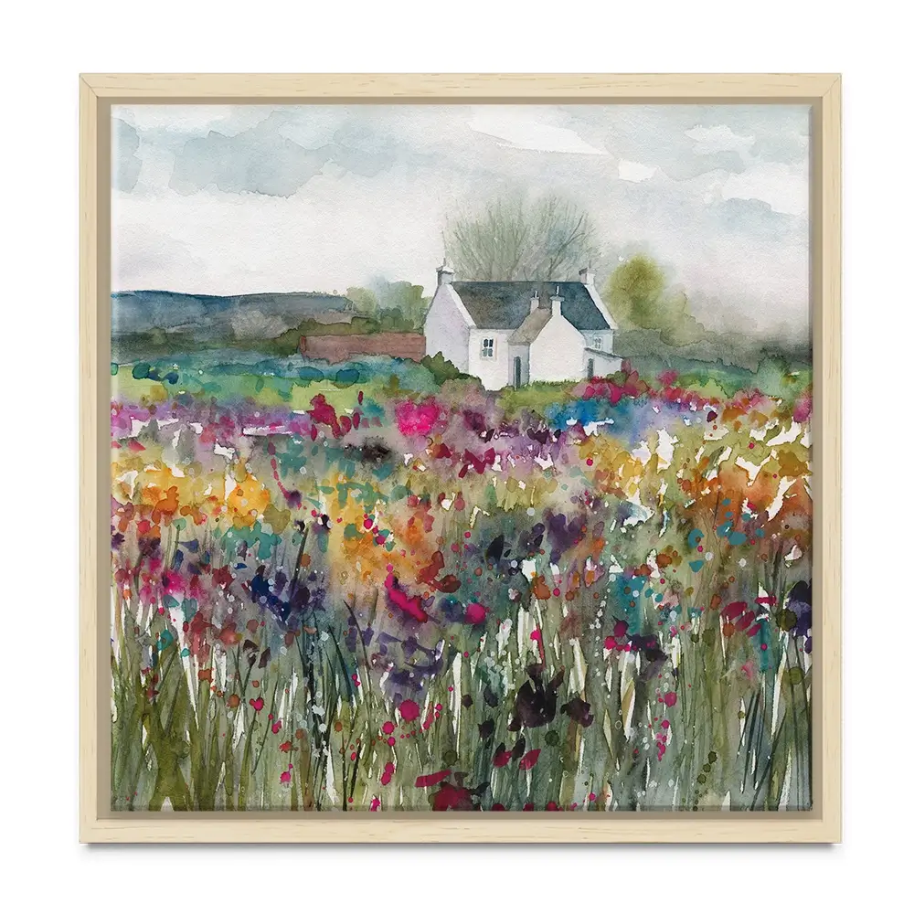 Wildflower Cottage Canvas Print Wildflower Cottage Canvas Print wall art product Carol Robinson
