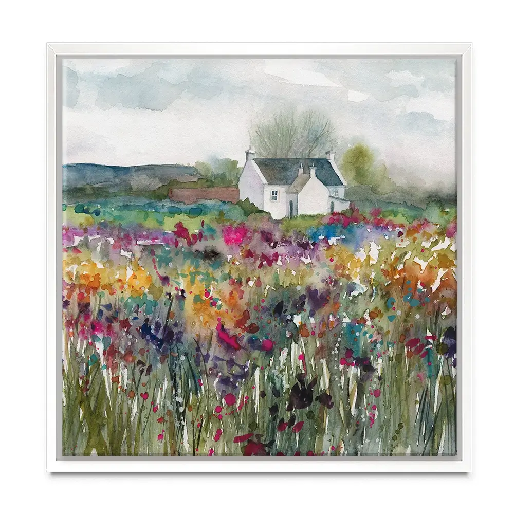 Wildflower Cottage Canvas Print Wildflower Cottage Canvas Print wall art product Carol Robinson