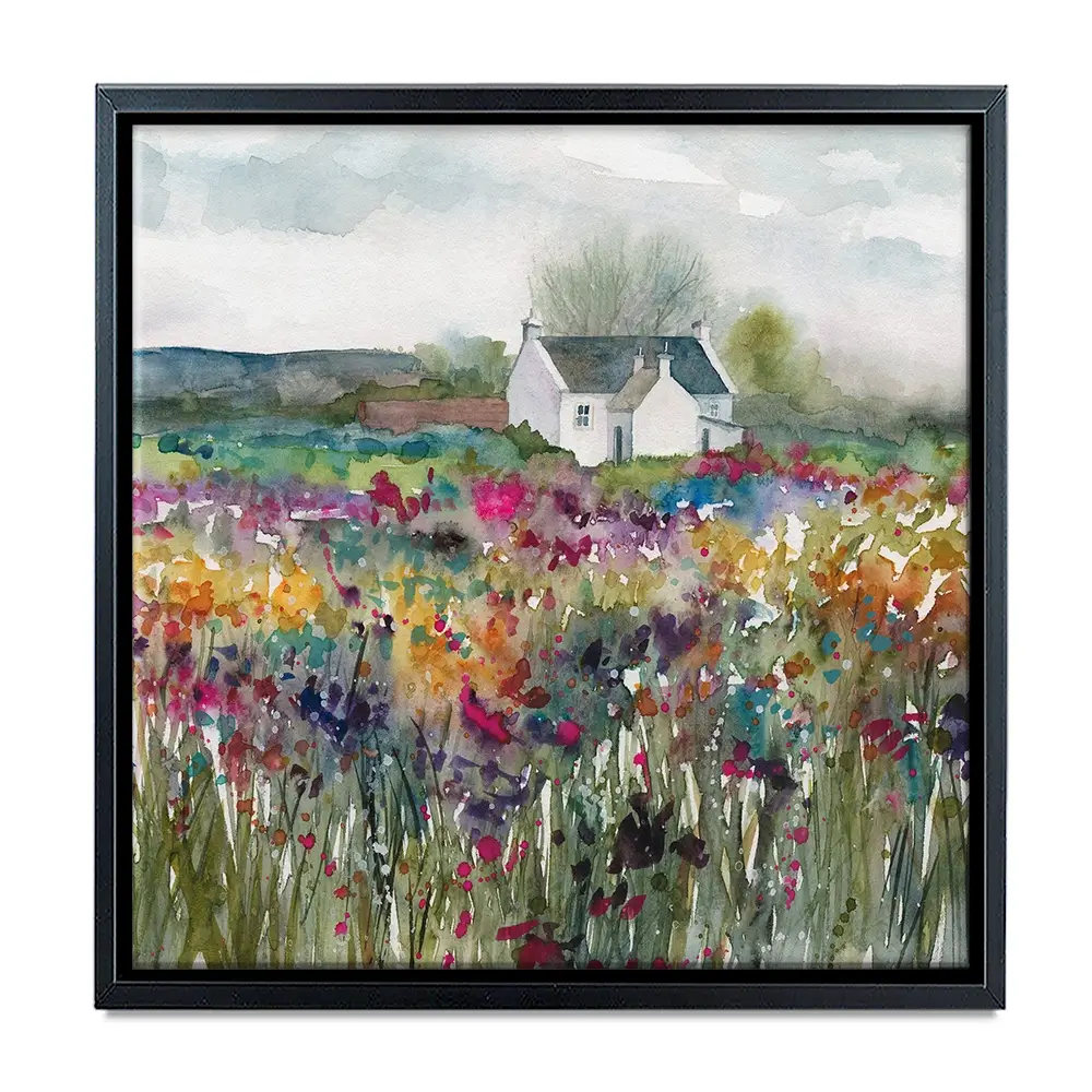 Wildflower Cottage Canvas Print Wildflower Cottage Canvas Print wall art product Carol Robinson