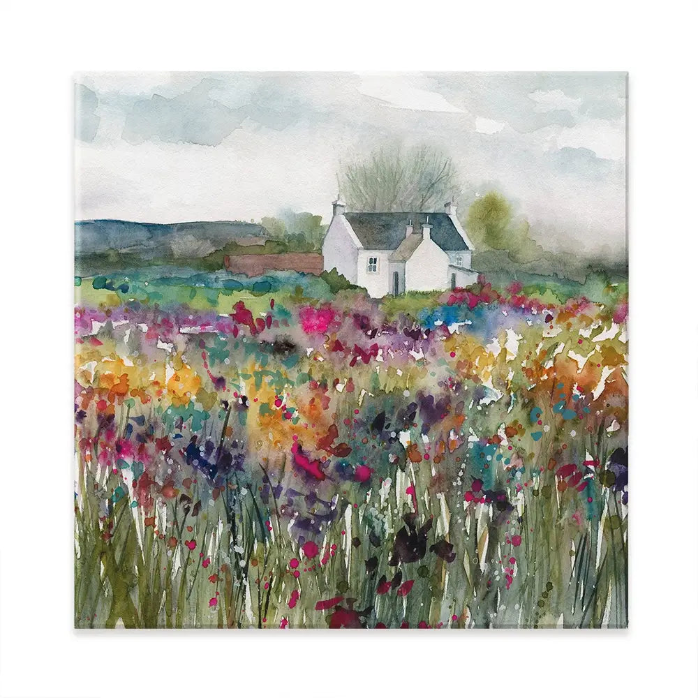 Wildflower Cottage Canvas Print Wildflower Cottage Canvas Print wall art product Carol Robinson