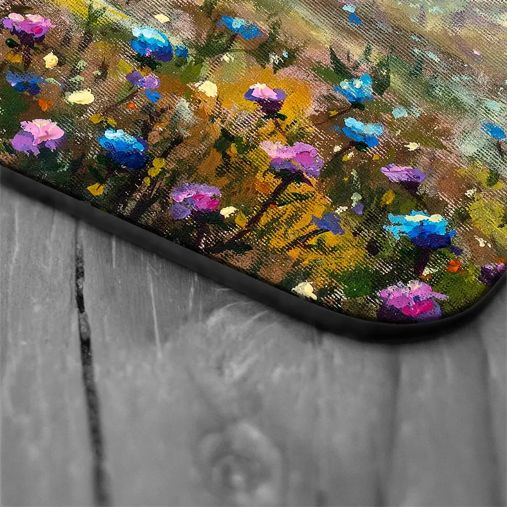 Wildflower Field At Sunrise Coaster Set Rainbow Soul Tree Coaster Set | Rainbow Soul Tree Art Coasters wall art product Valery Rybakow / Shutterstock