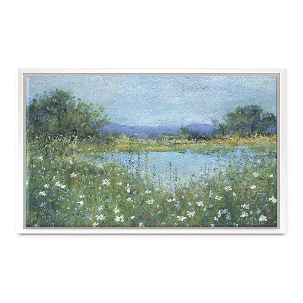 Wildflower Lake Canvas Print Wildflower Lake Canvas Print wall art product Carol Robinson