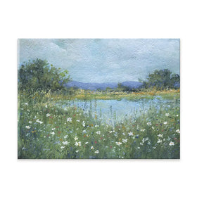 Wildflower Lake Canvas Print Wildflower Lake Canvas Print wall art product Carol Robinson