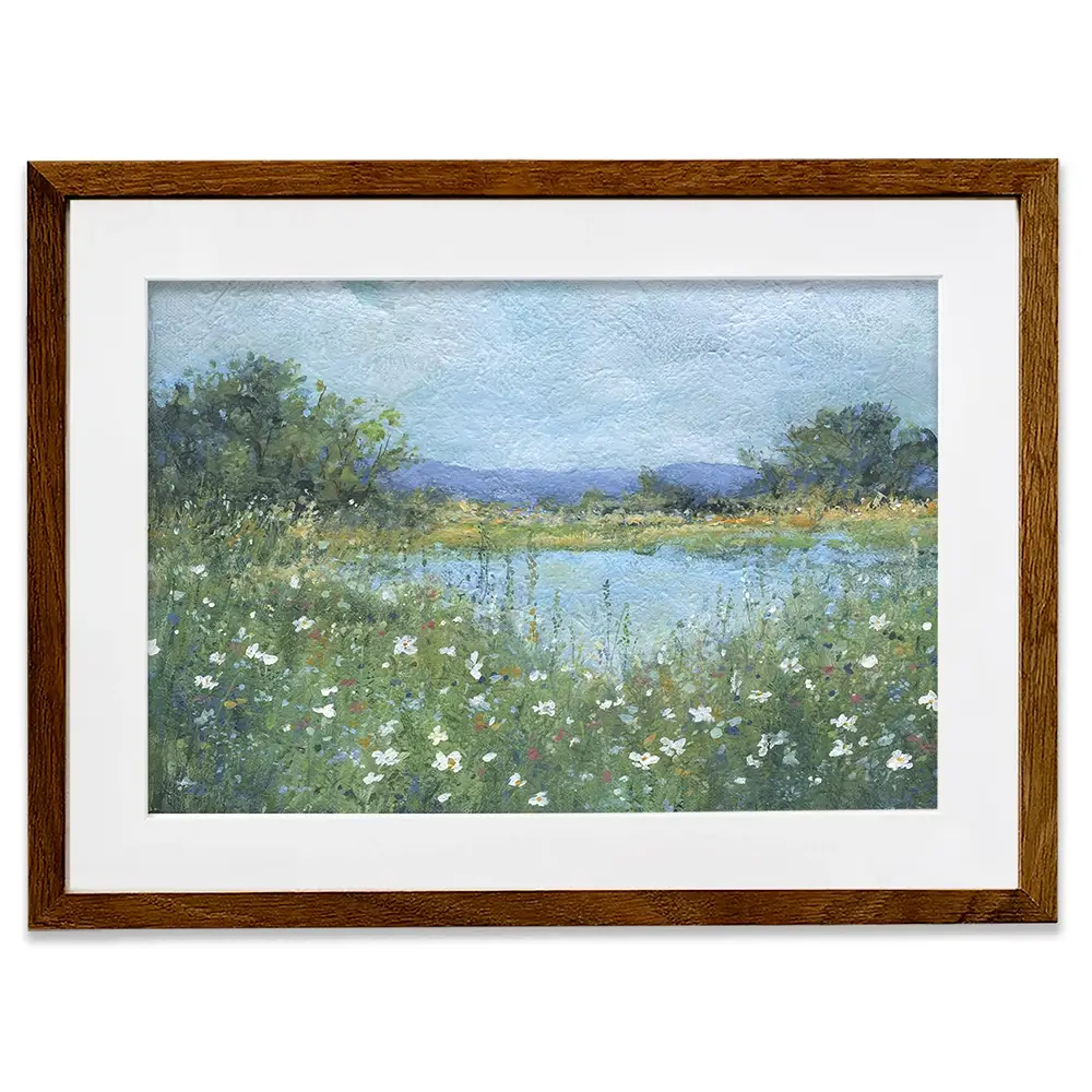Wildflower Lake Framed Art Print Wildflower Lake Framed Art Print wall art product Carol Robinson