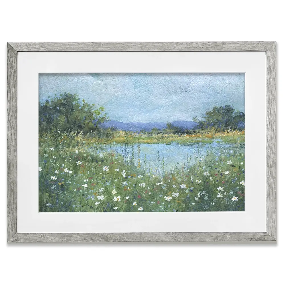 Wildflower Lake Framed Art Print Wildflower Lake Framed Art Print wall art product Carol Robinson