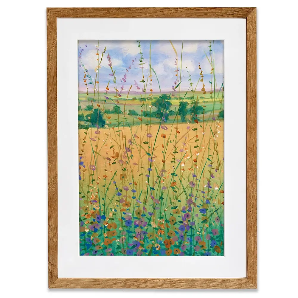 Wildflower Path Framed Art Print Wildflower Path Framed Art Print wall art product Tim O'Toole