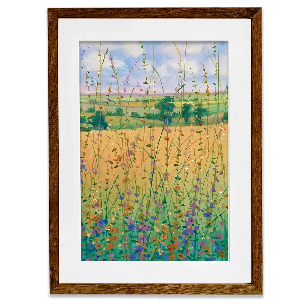 Wildflower Path Framed Art Print Wildflower Path Framed Art Print wall art product Tim O'Toole