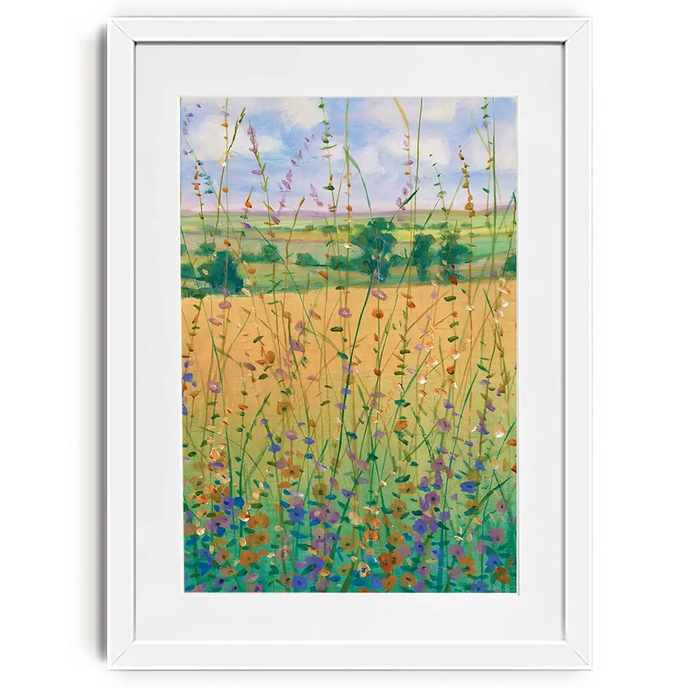 Wildflower Path Framed Art Print Wildflower Path Framed Art Print wall art product Tim O'Toole
