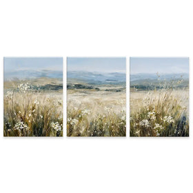 Wildflower Showcase Trio Canvas Print Wildflower Showcase Trio Canvas Print wall art product IAmHomeStudio
