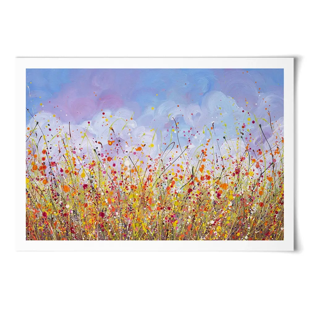 Wildflower Splash Art Print Wildflower Splash Art Print wall art product Olga Tkachyk