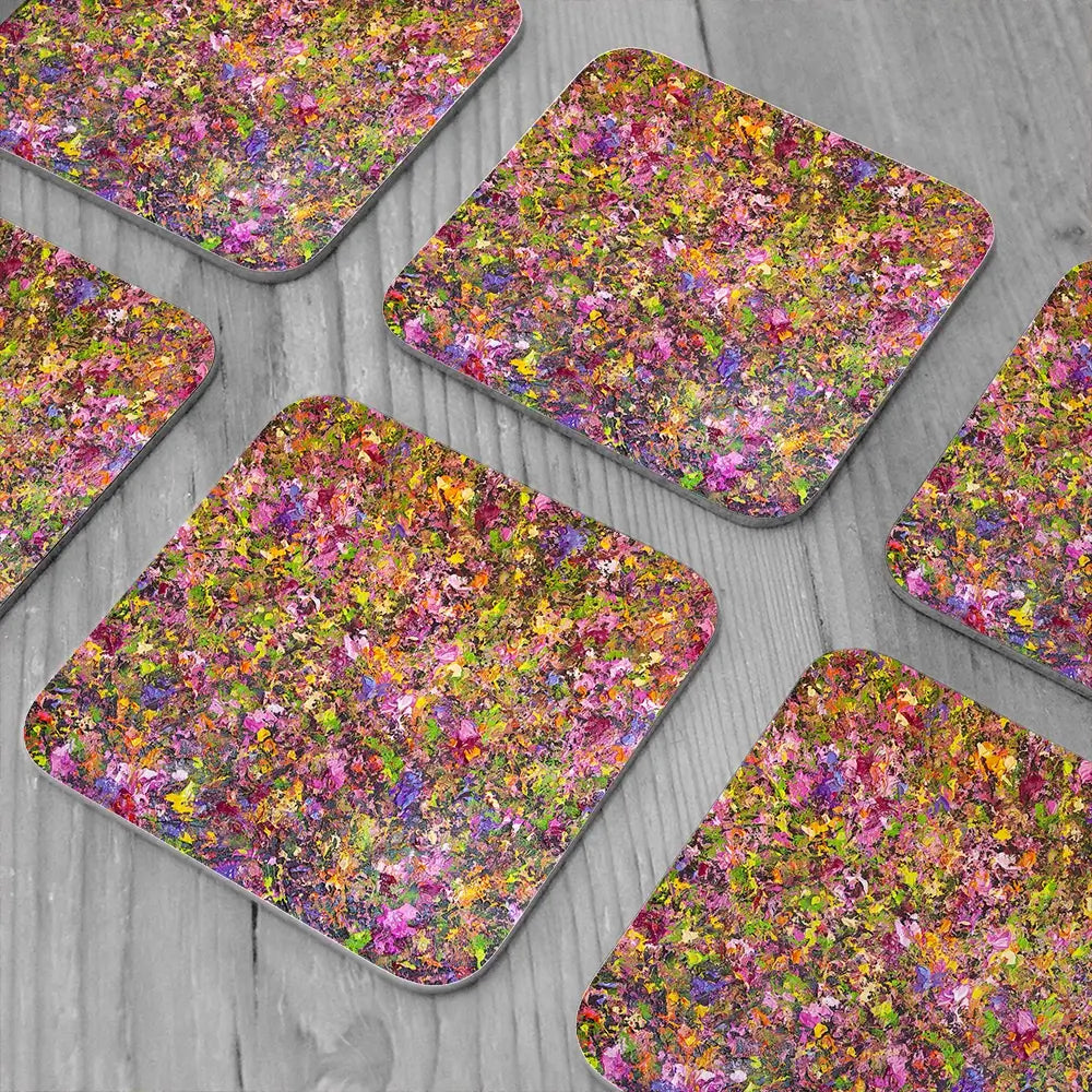 Wildflower Symphony Coaster Set Wildflower Symphony Coaster Set wall art product Osnat Tzadok