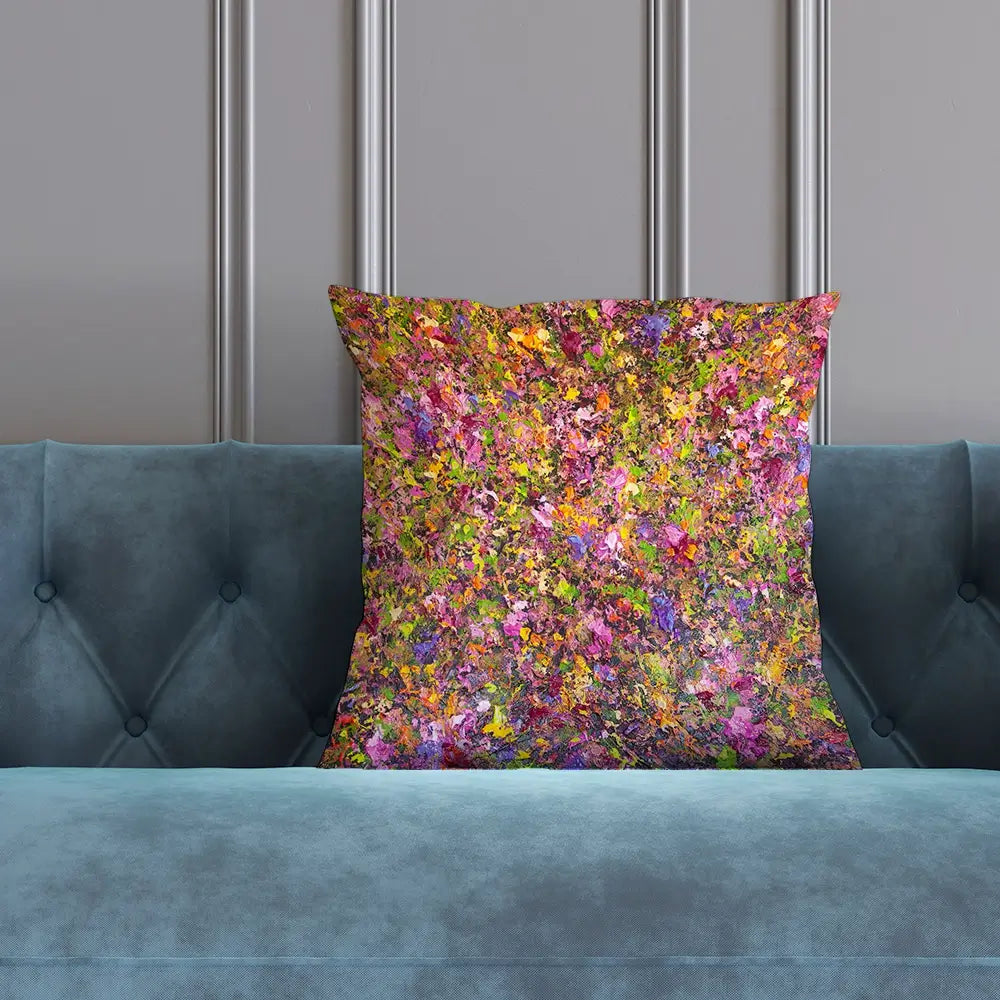 Wildflower Symphony Cushion Wildflower Symphony Cushion wall art product Osnat Tzadok