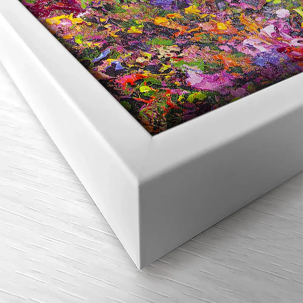 Wildflower Symphony Square Canvas Print Wildflower Symphony Square Canvas Print wall art product Osnat Tzadok