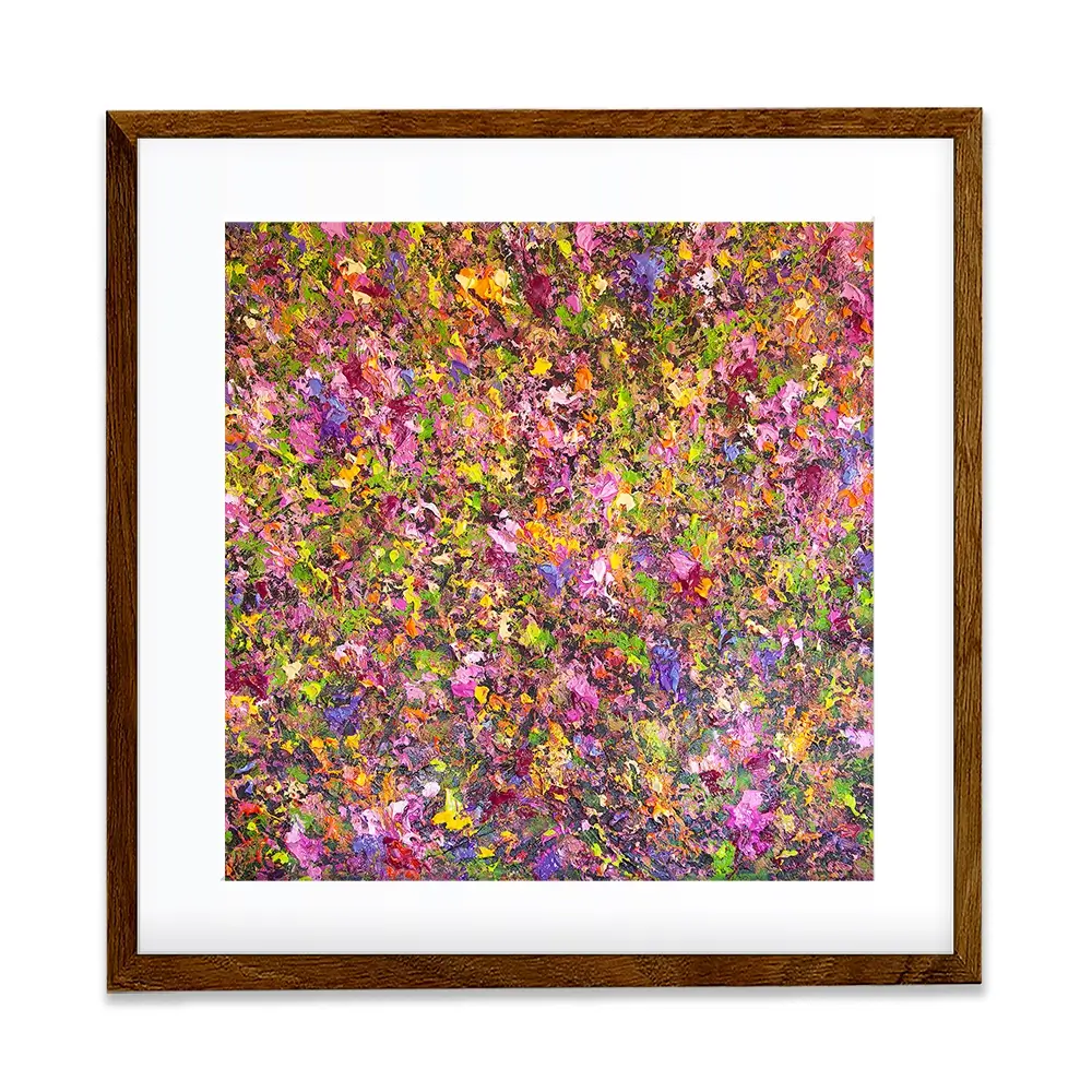 Wildflower Symphony Square Framed Art Print Wildflower Symphony Square Framed Art Print wall art product Osnat Tzadok