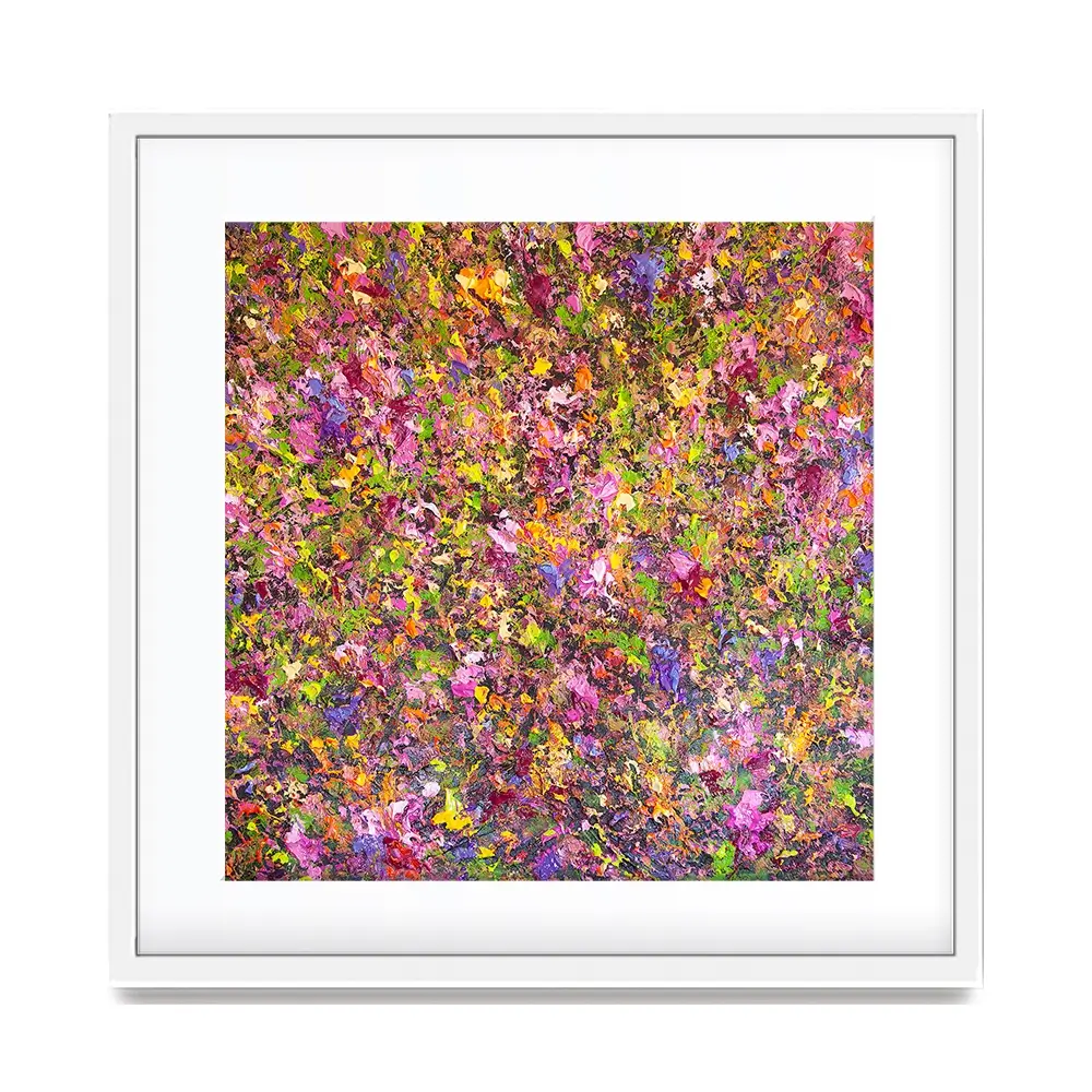 Wildflower Symphony Square Framed Art Print Wildflower Symphony Square Framed Art Print wall art product Osnat Tzadok