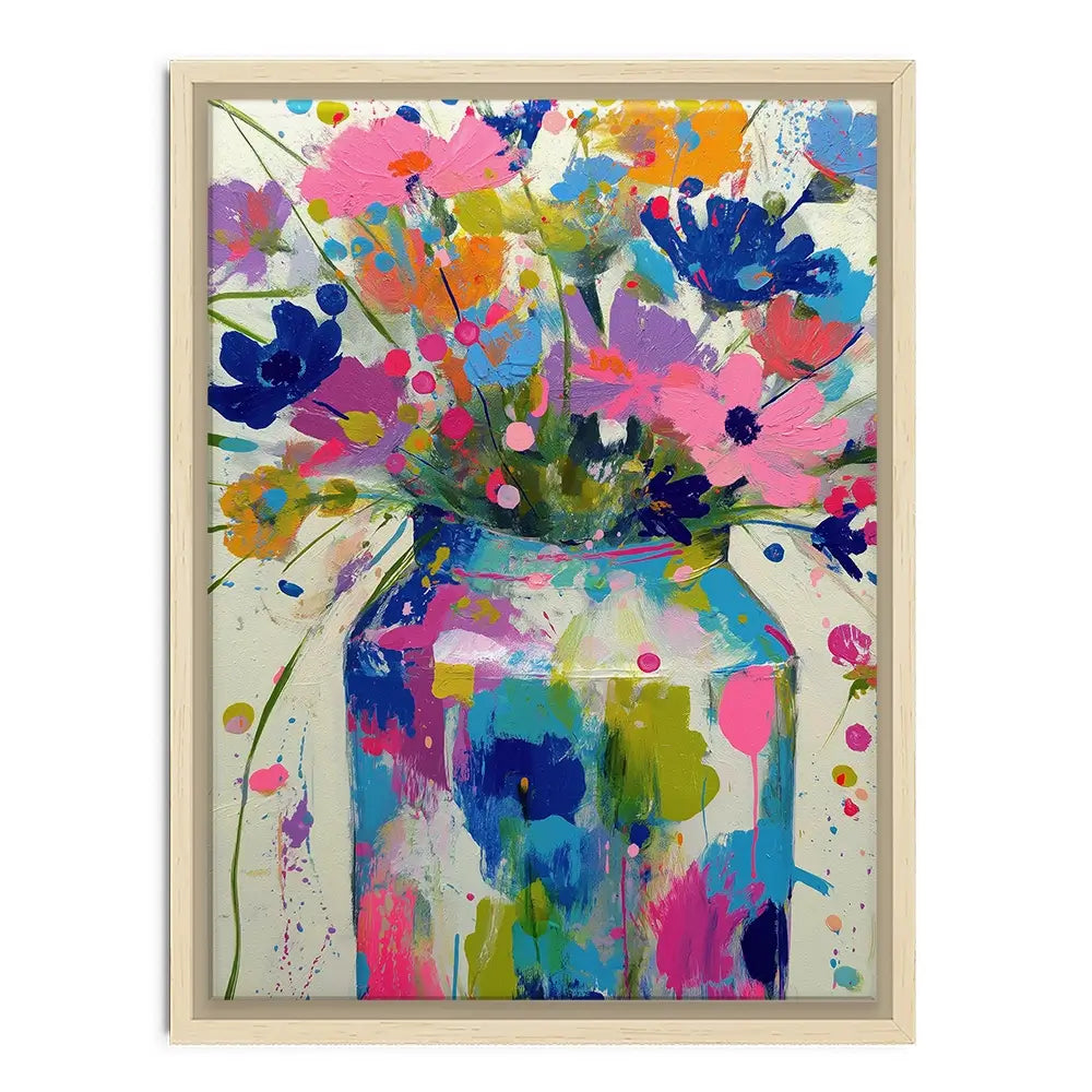 Wildflower Vase Canvas Print Wildflower Vase Canvas Print wall art product Chromatic Storm Studio