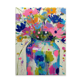Wildflower Vase Canvas Print Wildflower Vase Canvas Print wall art product Chromatic Storm Studio