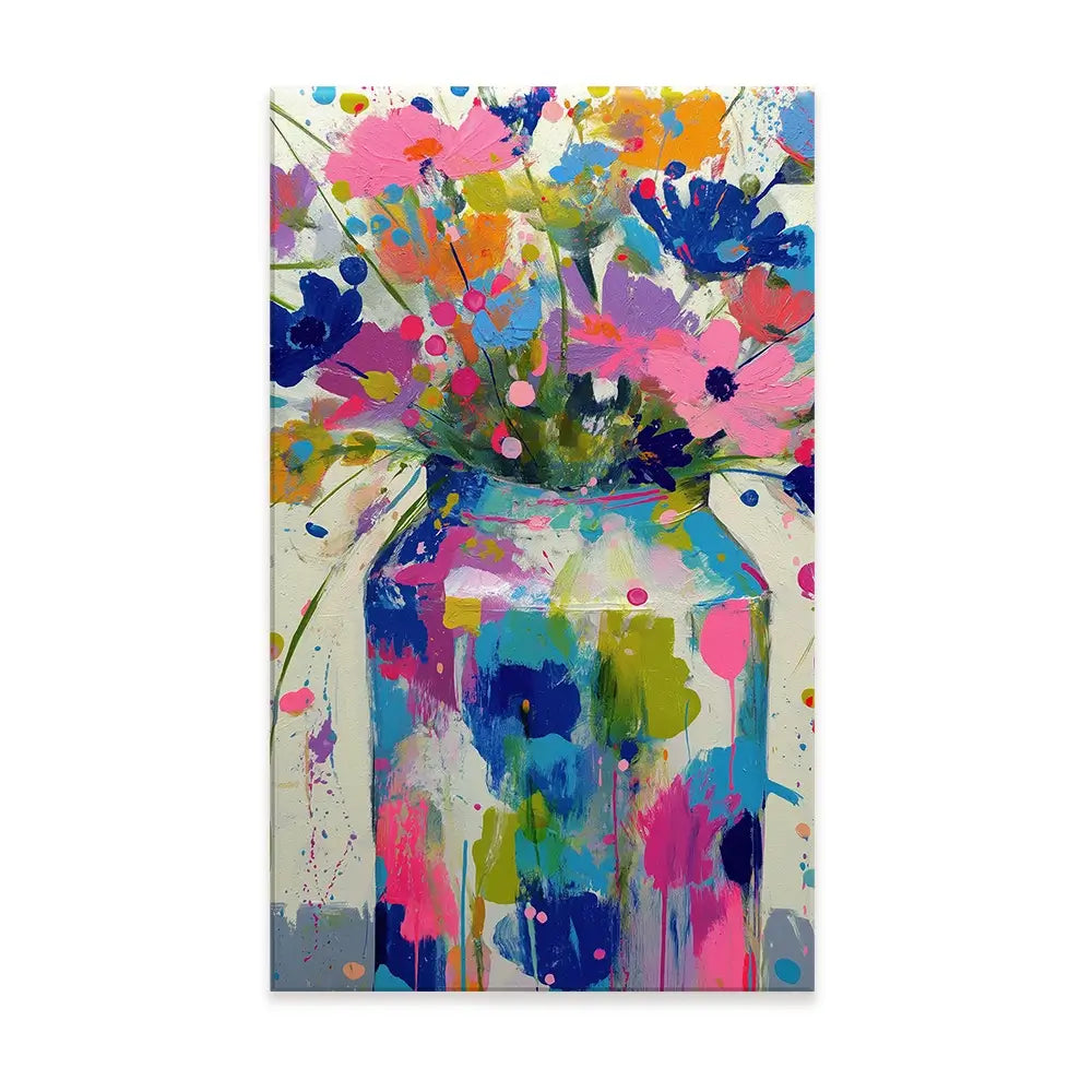 Wildflower Vase Canvas Print Wildflower Vase Canvas Print wall art product Chromatic Storm Studio