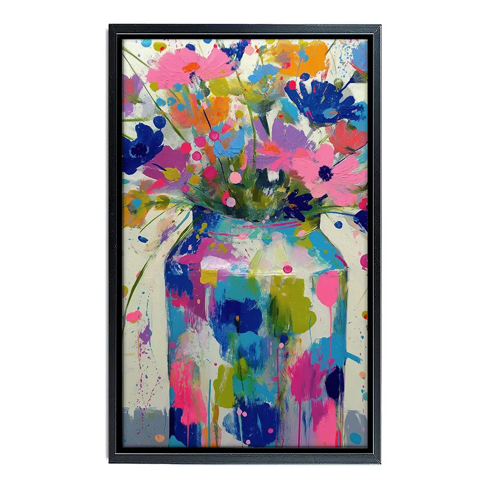 Wildflower Vase Canvas Print Wildflower Vase Canvas Print wall art product Chromatic Storm Studio
