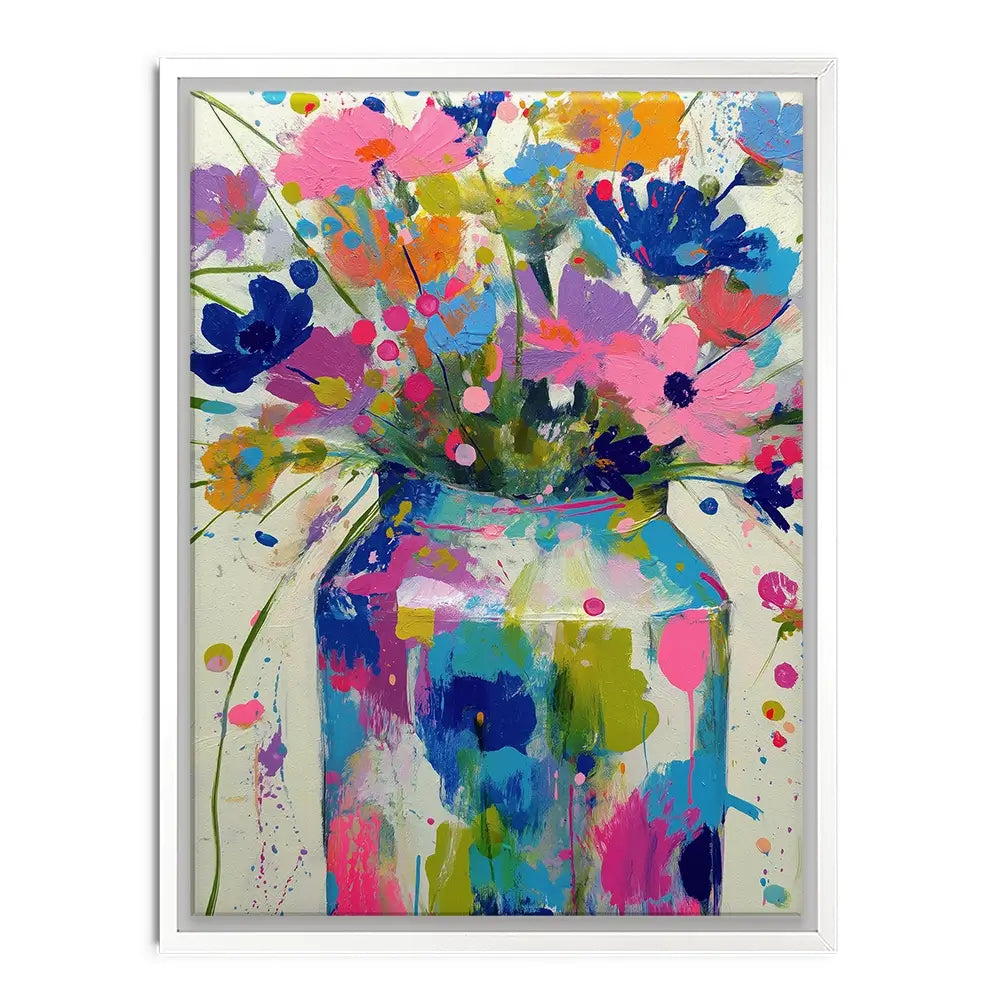 Wildflower Vase Canvas Print Wildflower Vase Canvas Print wall art product Chromatic Storm Studio
