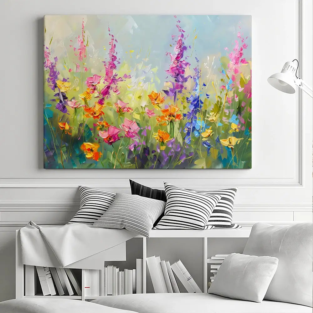 Wildflowers In Springtime Canvas Print Wildflowers In Springtime Canvas Print wall art product Creative Studio - Independent