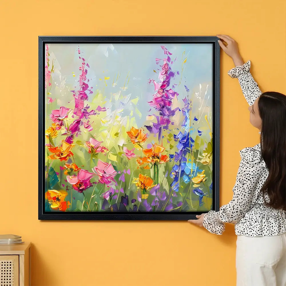 Wildflowers In Springtime Oversized Canvas Print Wildflowers In Springtime Oversized Canvas Print wall art product Art Print Shop