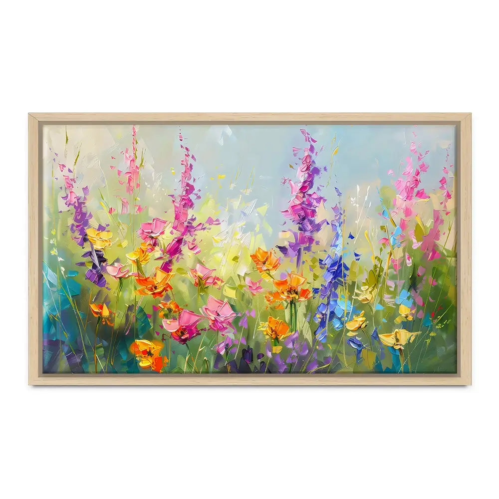 Wildflowers In Springtime Oversized Canvas Print Wildflowers In Springtime Oversized Canvas Print wall art product Art Print Shop