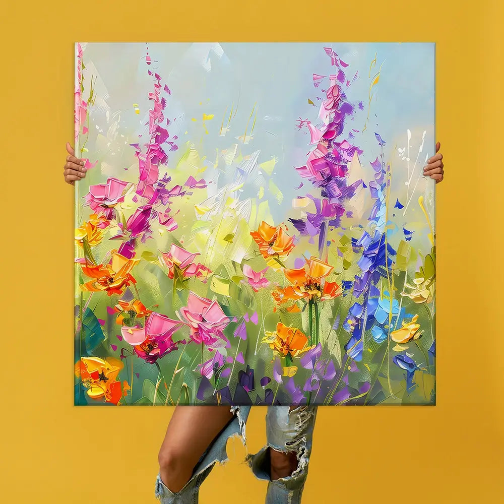 Wildflowers In Springtime Oversized Canvas Print Wildflowers In Springtime Oversized Canvas Print wall art product Art Print Shop