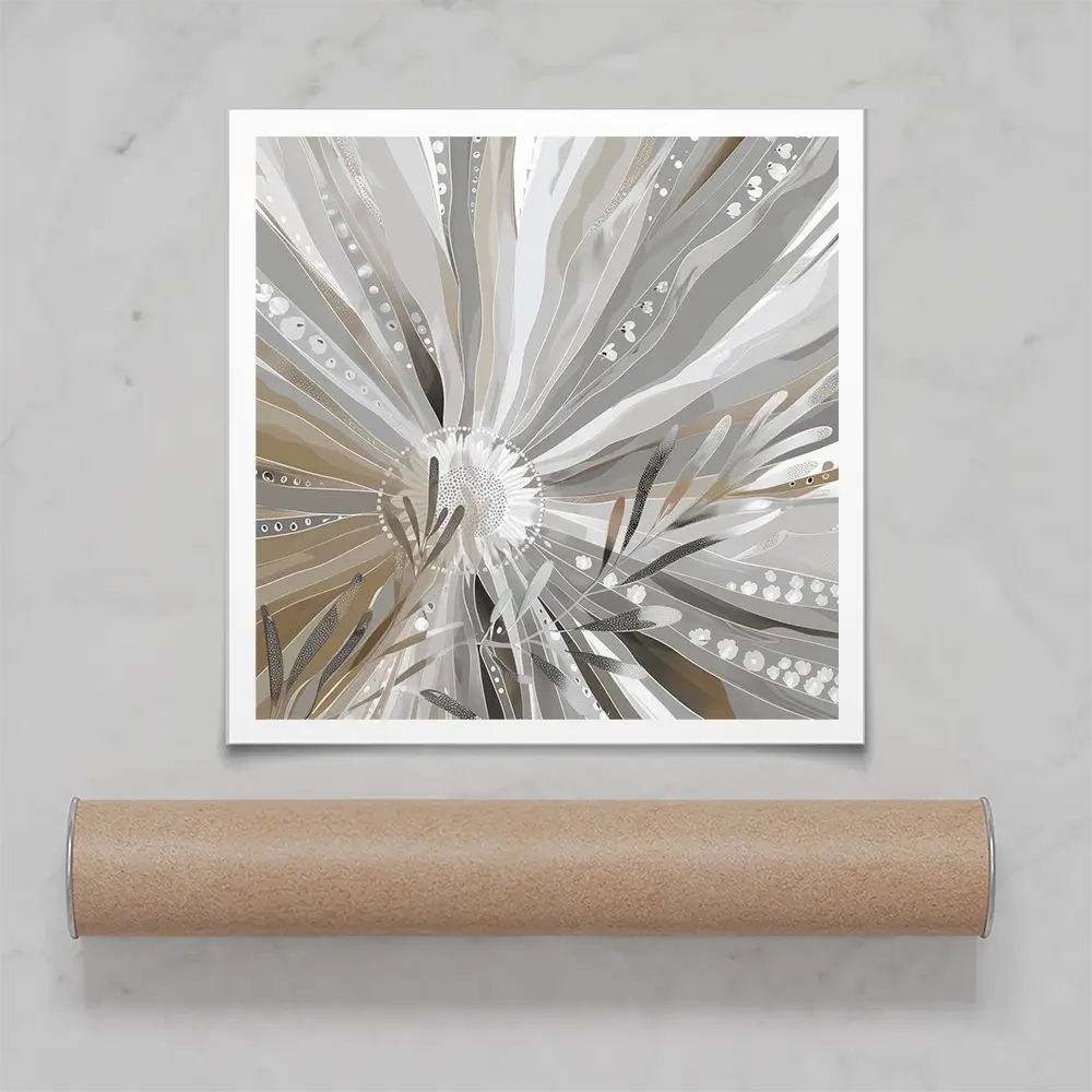 Wildlace Complement Square Art Print Wildlace Complement Square Art Print wall art product Bella Eve