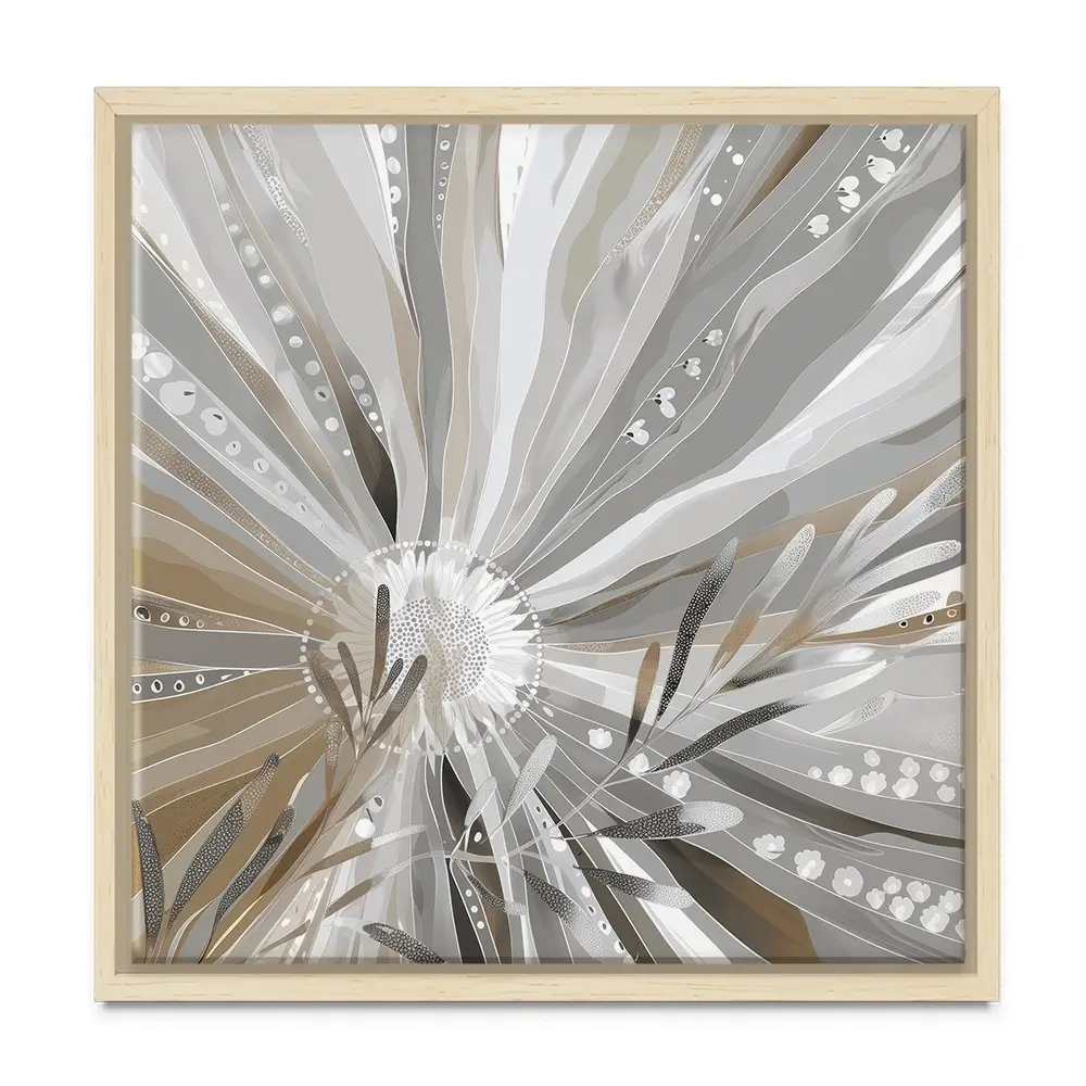 Wildlace Complement Square Canvas Print Wildlace Complement Square Canvas Print wall art product Bella Eve