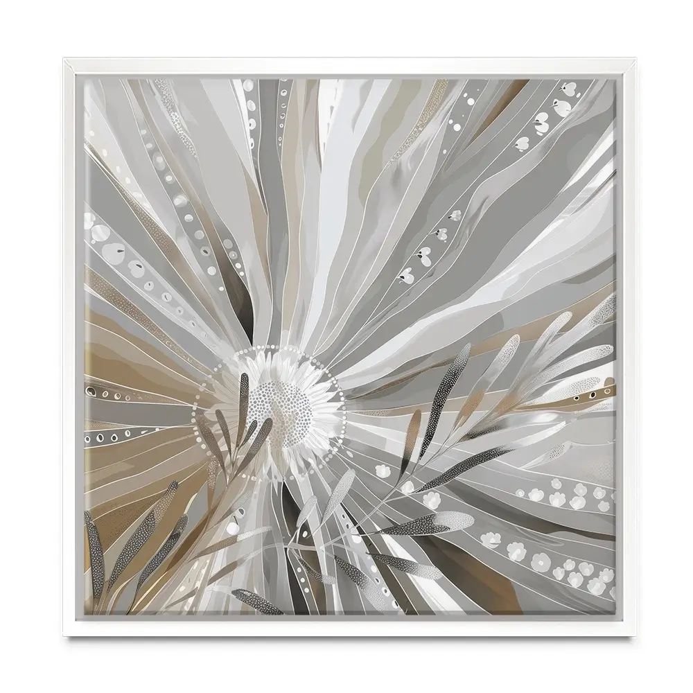 Wildlace Complement Square Canvas Print Wildlace Complement Square Canvas Print wall art product Bella Eve