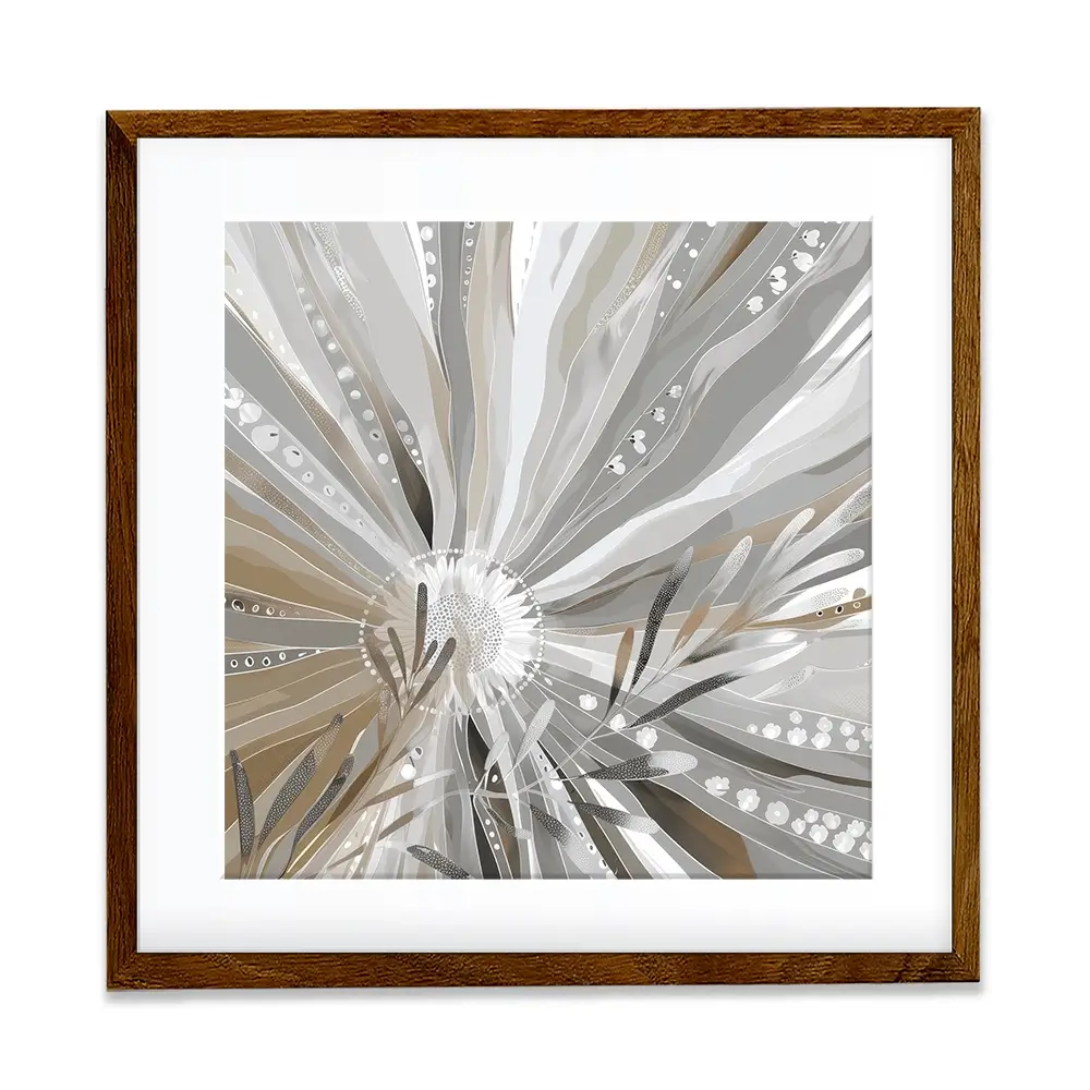 Wildlace Complement Square Framed Art Print Wildlace Complement Square Framed Art Print wall art product Bella Eve