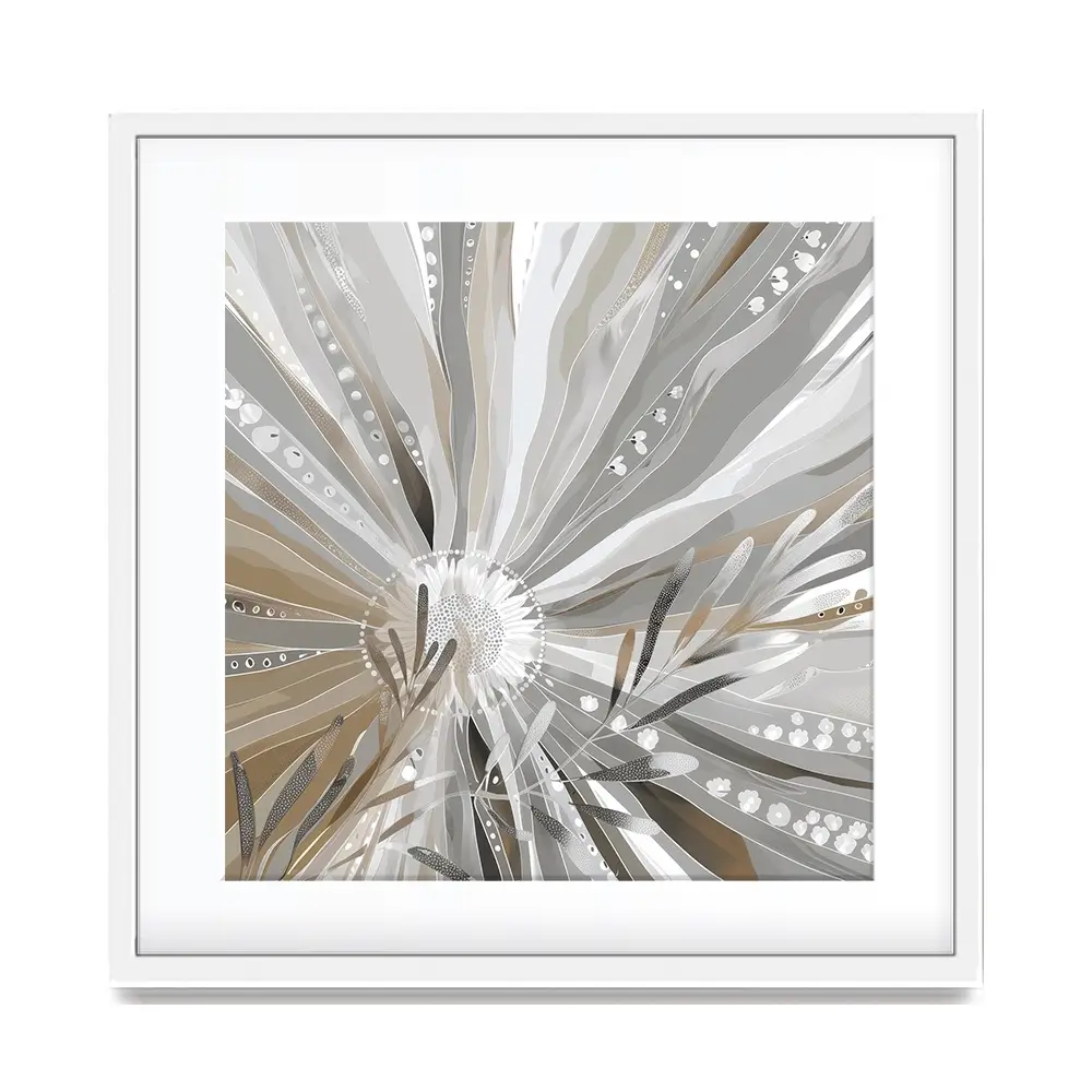 Wildlace Complement Square Framed Art Print Wildlace Complement Square Framed Art Print wall art product Bella Eve