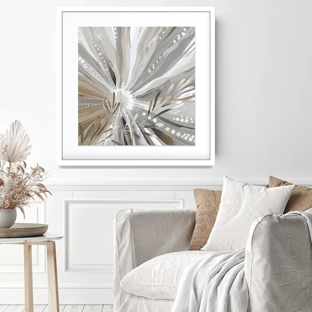 Wildlace Complement Square Framed Art Print Wildlace Complement Square Framed Art Print wall art product Bella Eve