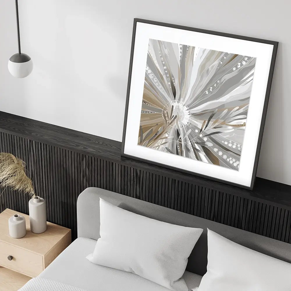 Wildlace Complement Square Framed Art Print Wildlace Complement Square Framed Art Print wall art product Bella Eve