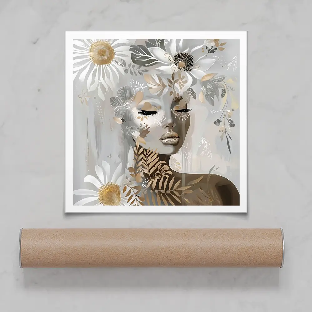 Wildlace Square Art Print Wildlace Square Art Print wall art product Bella Eve